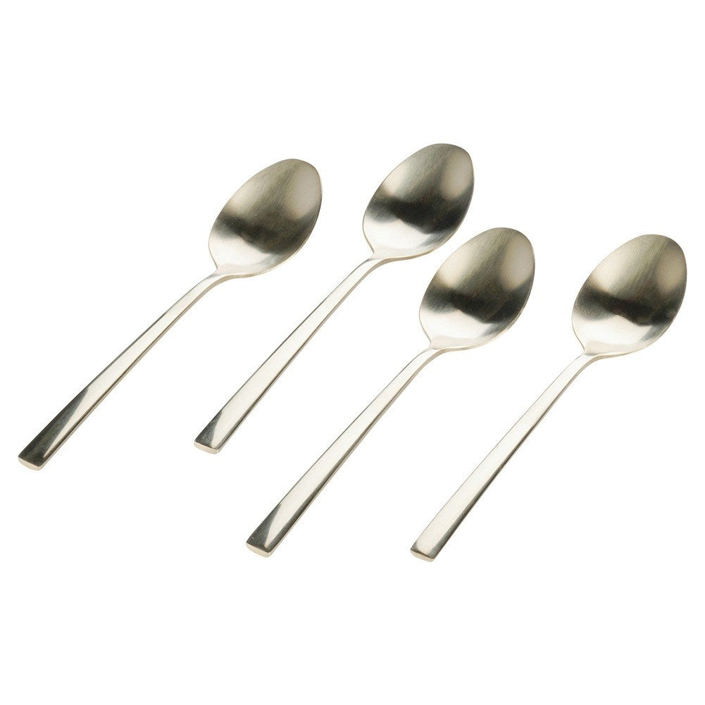 Gold steel tea spoons 4 pcs.