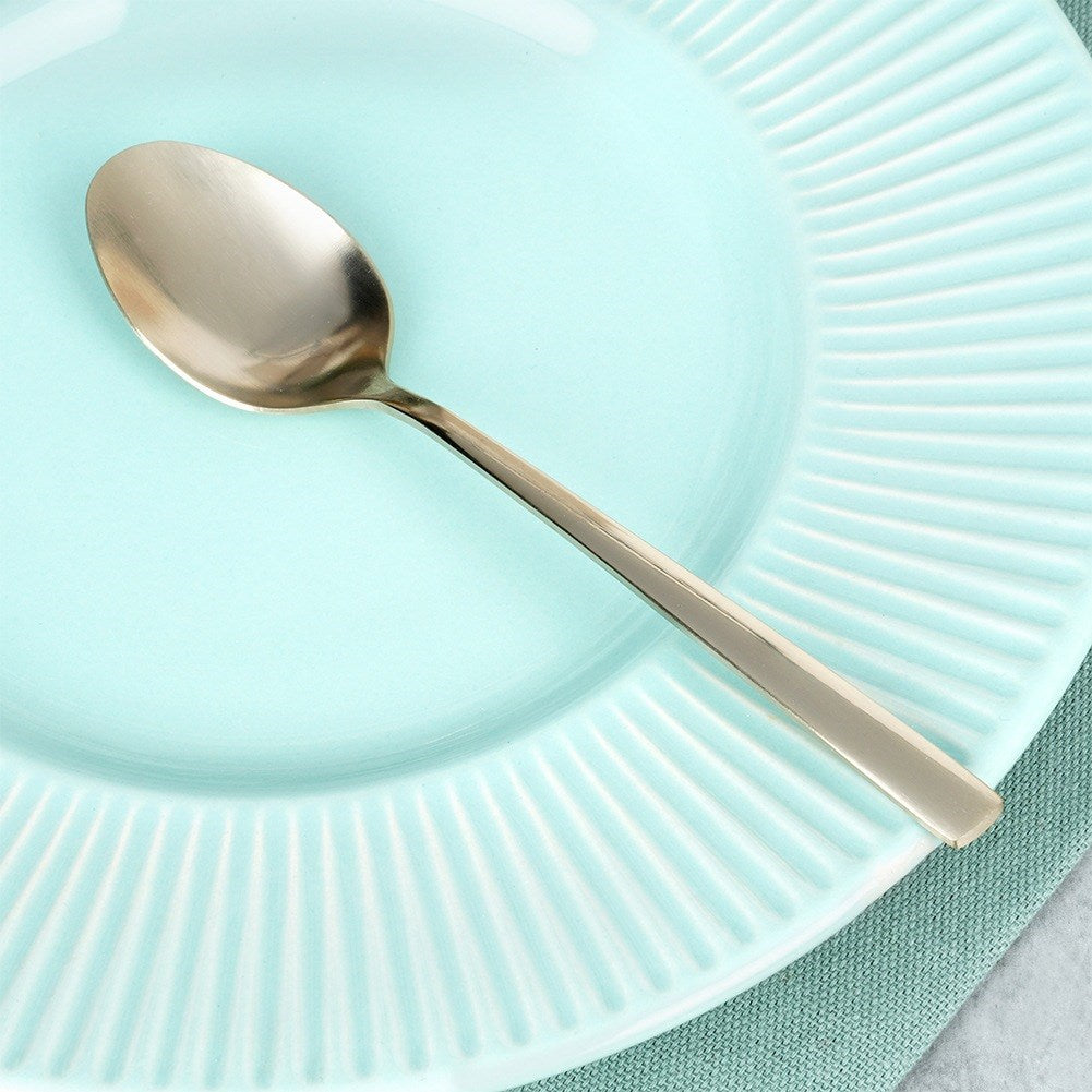 Gold steel tea spoons 4 pcs.