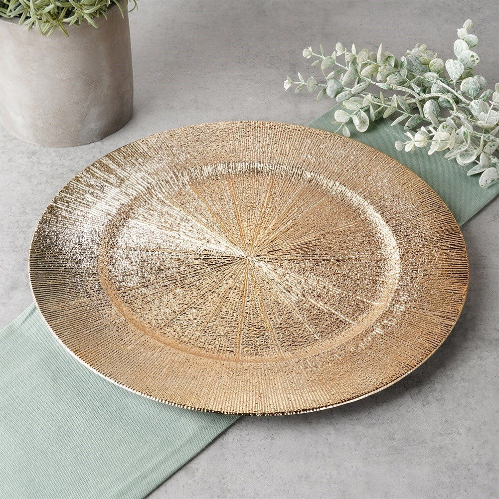 Gold underplate 33 cm 4 pcs.