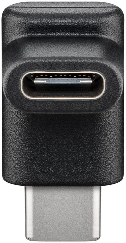 Goobay 90° USB-C to USB-C Adapter - Black