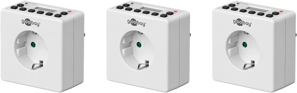 Goobay Digital Timer (3-pack) - White