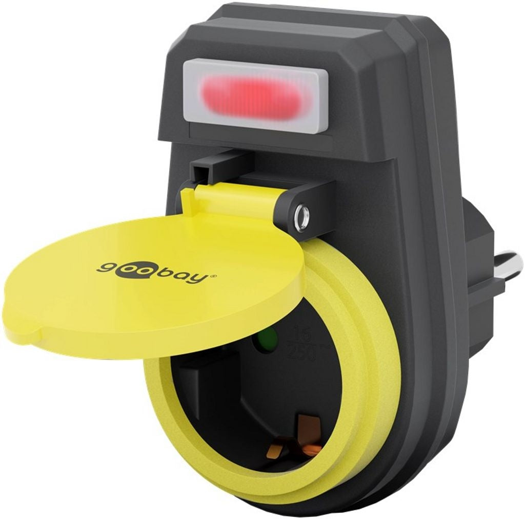 Goobay Power outlet for outdoor use - Black