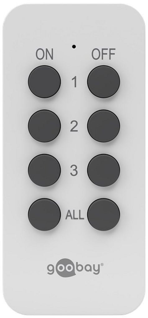 Goobay Remote Control for Wall Socket 1100W (58690)