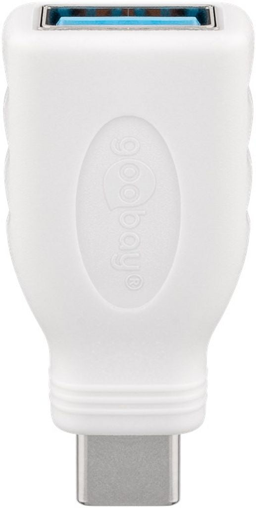 Goobay USB-A OTG to USB-C Adapter - White