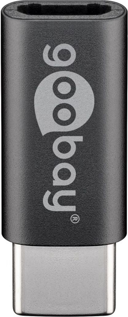 Goobay USB-C to Micro-USB 2.0 Adapter - Grey