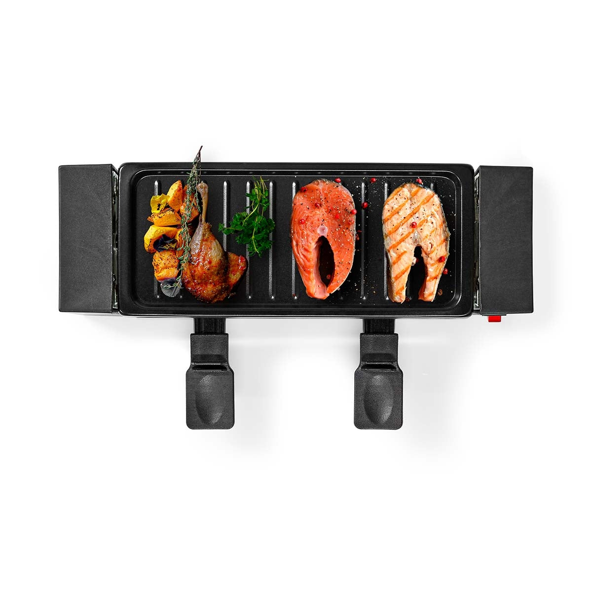 Gourmet / Raclette | Grill | 2 Persons | Spatula | Non-stick coating | Rectangle