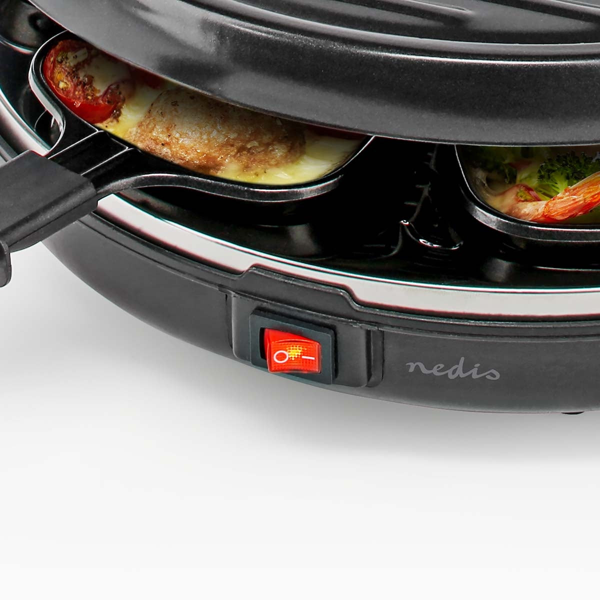 Gourmet / Raclette | Grill | 6 Persons | Spatula | Non-stick coating | Round