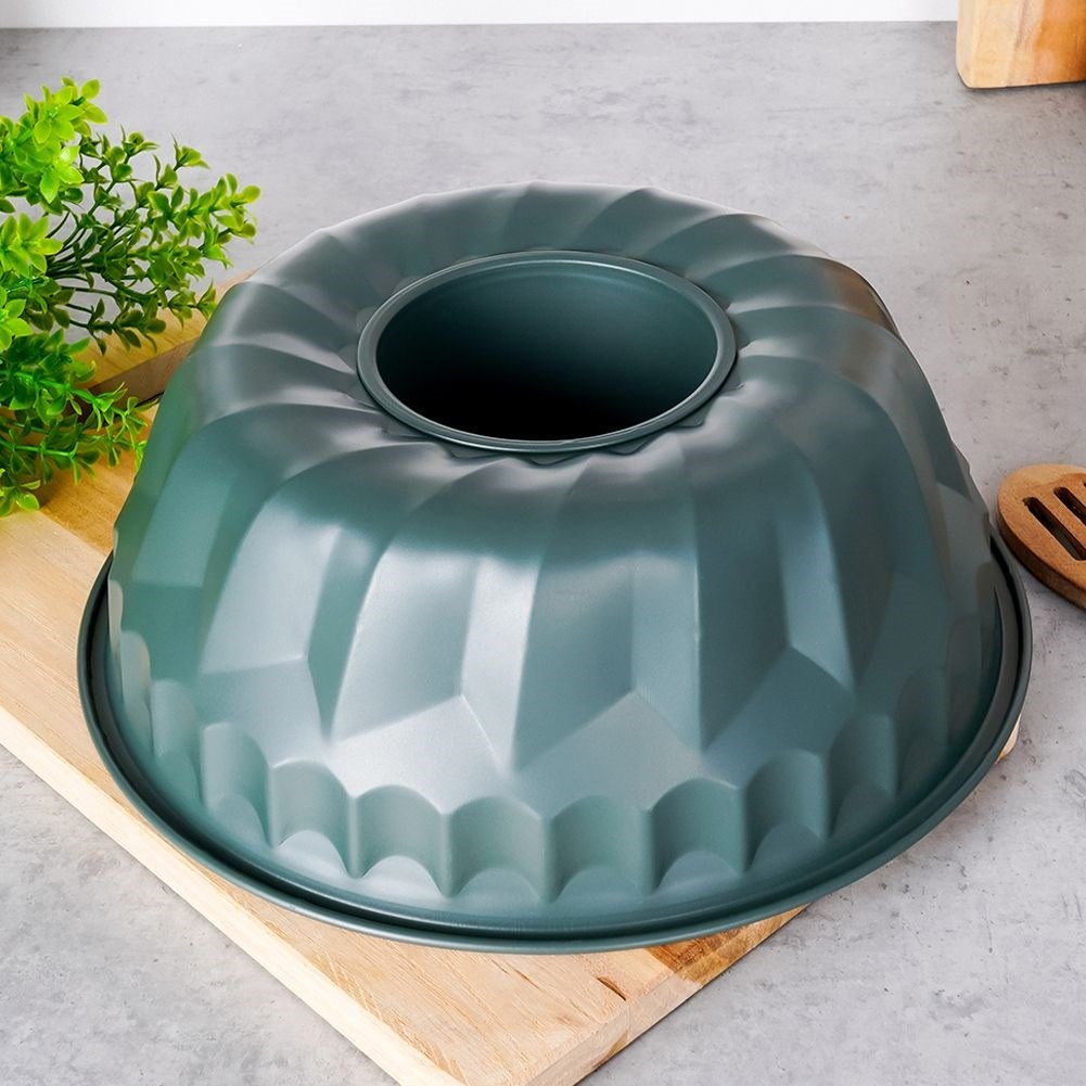 Granite Coated Baking Pan - Non-Stick Surface, Central Chimney