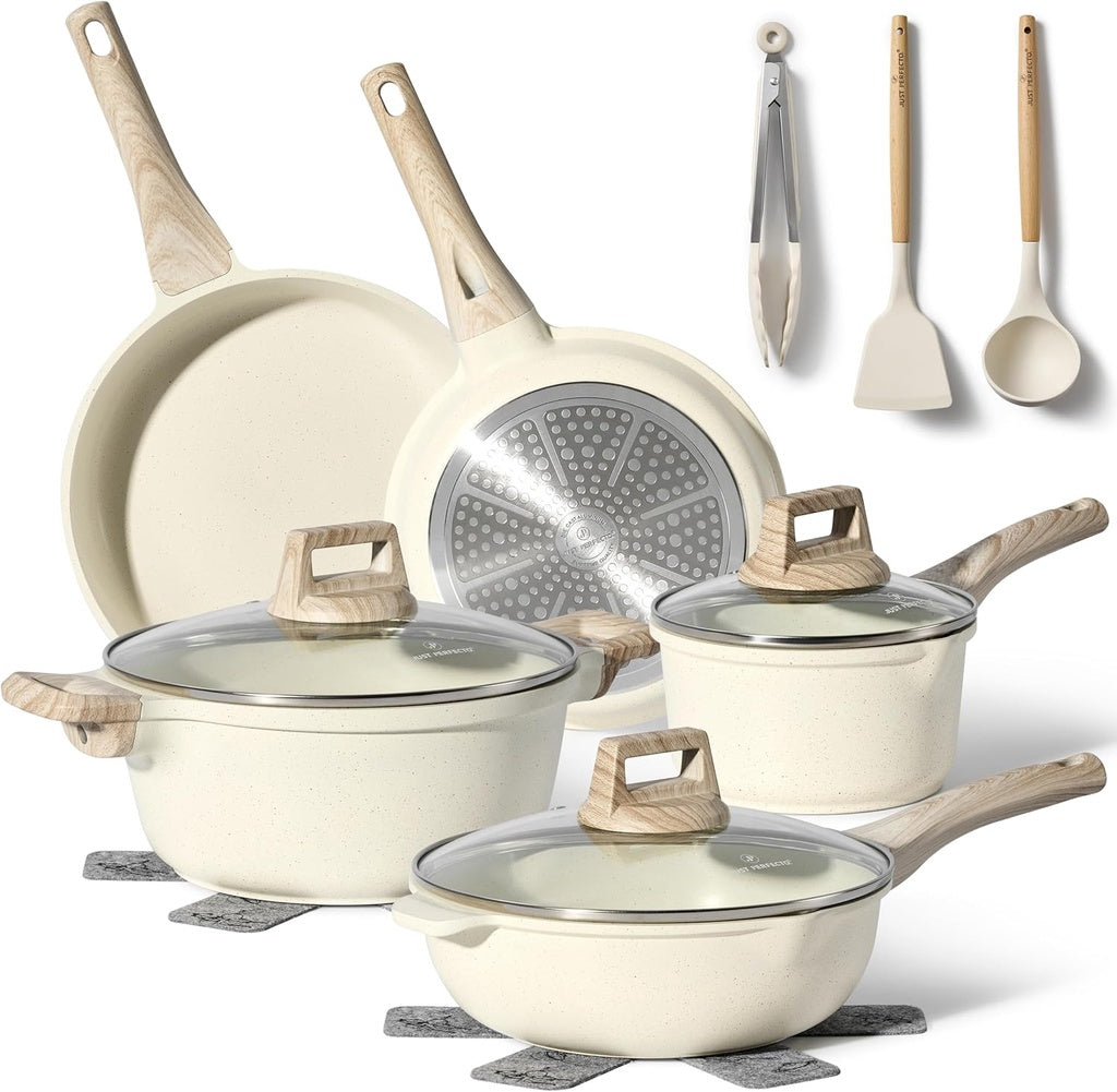 Granite Cookware Set, 13-Piece, Non-Stick, Induction