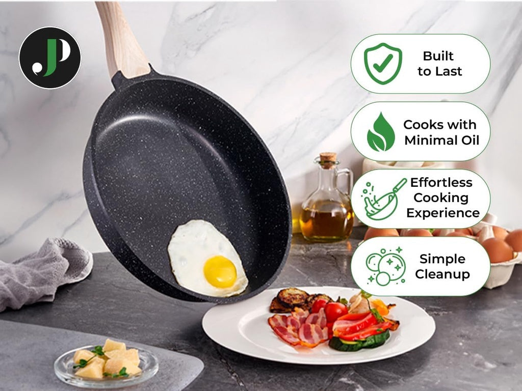 Granite Cookware Set, 14-Piece Non-Stick, Induction Safe