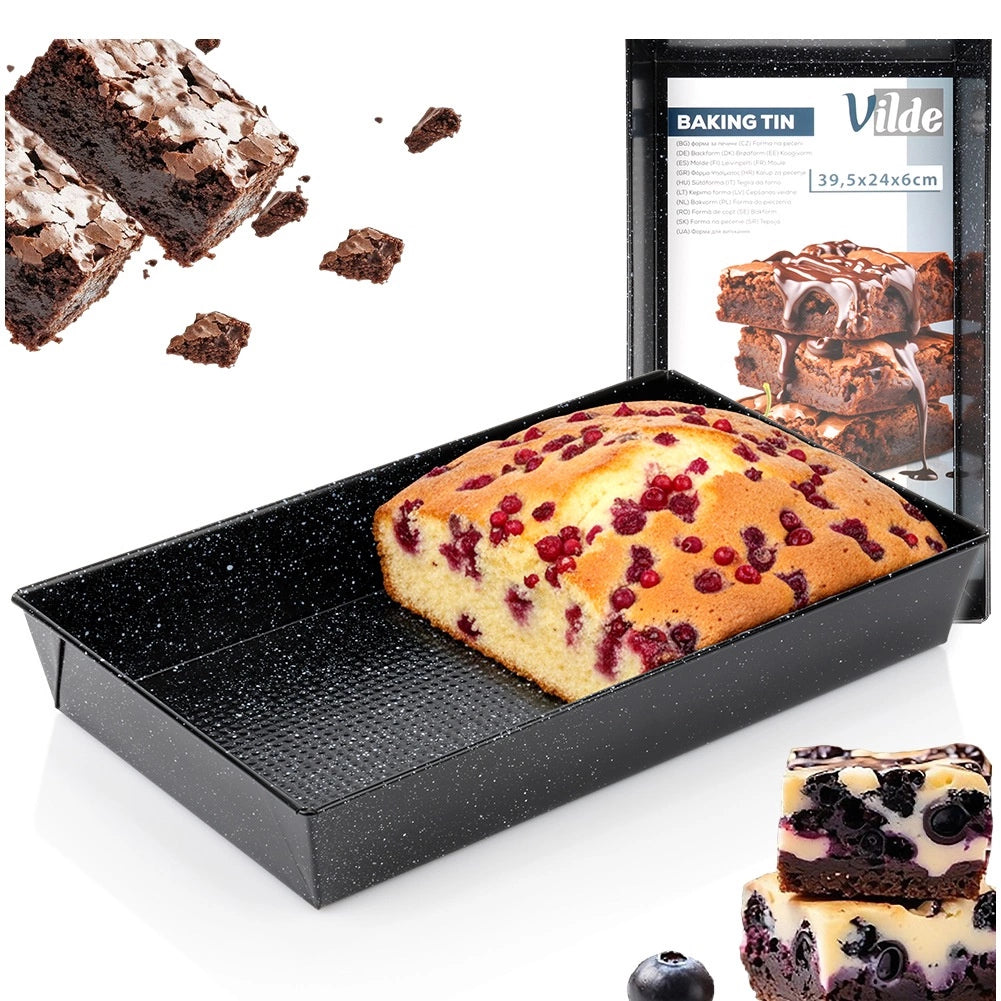 Granite Non-Stick Baking Pan, 39.5x24x6 cm