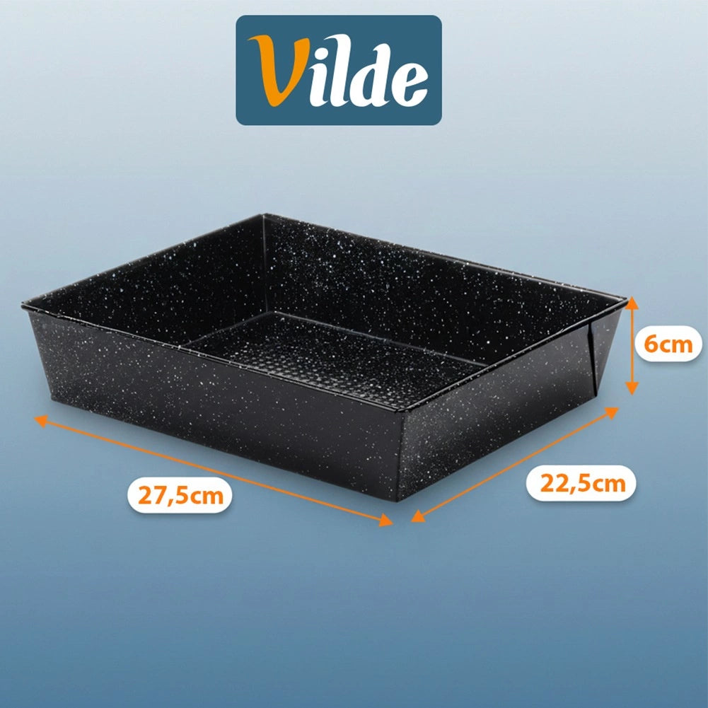 Granite Non-Stick Baking Tin, 27.5x22.5x6 cm