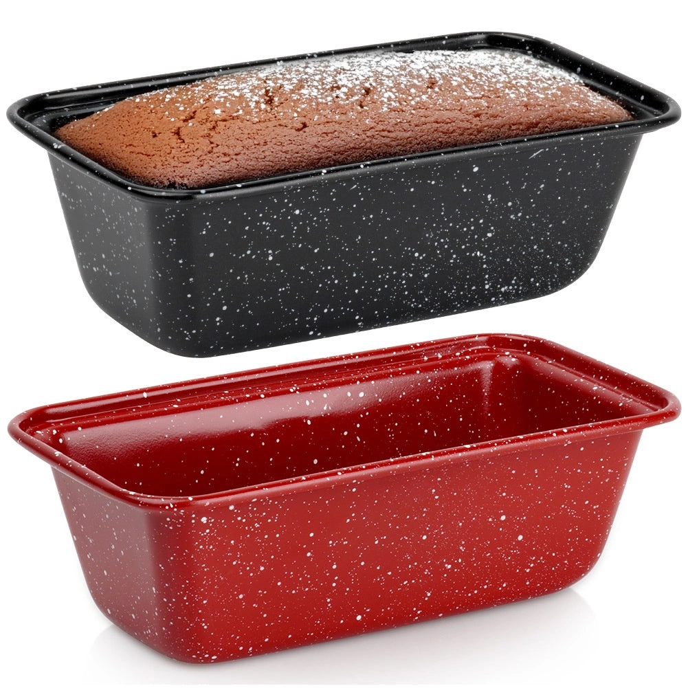 Granite Non-Stick Bread Tins, 16x9 cm, Set of 2