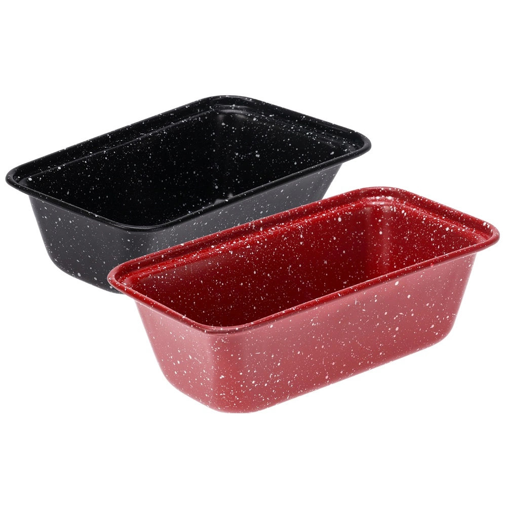 Granite Non-Stick Bread Tins, 16x9 cm, Set of 2