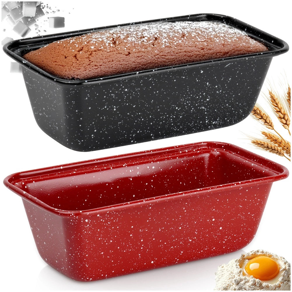 Granite Non-Stick Bread Tins, 16x9 cm, Set of 2