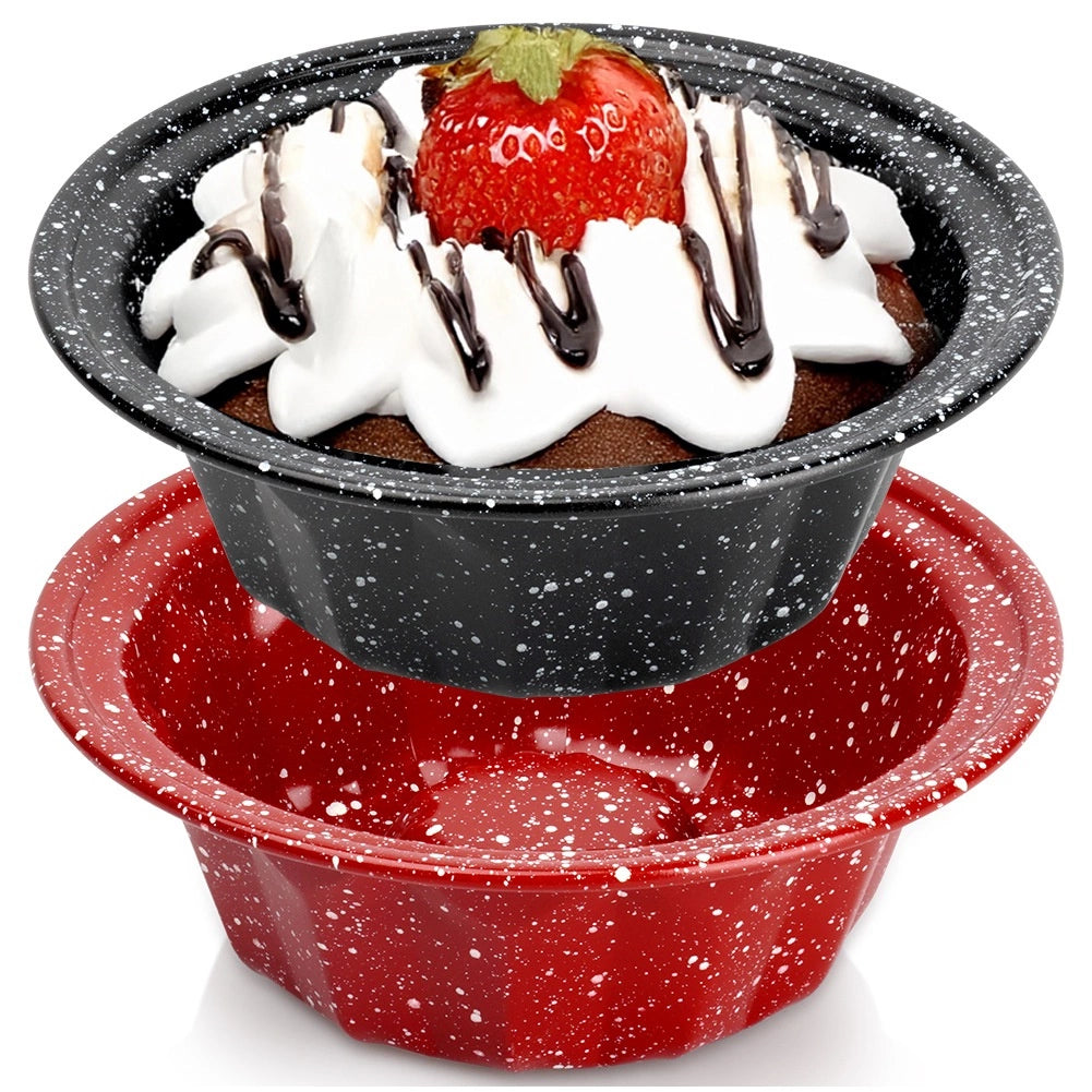 Granite Non-Stick Bundt Cake Molds, 12 cm, Set of 2