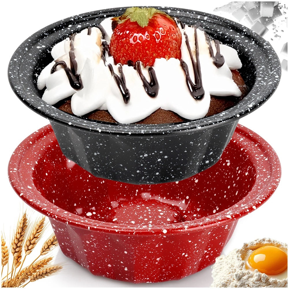 Granite Non-Stick Bundt Cake Molds, 12 cm, Set of 2