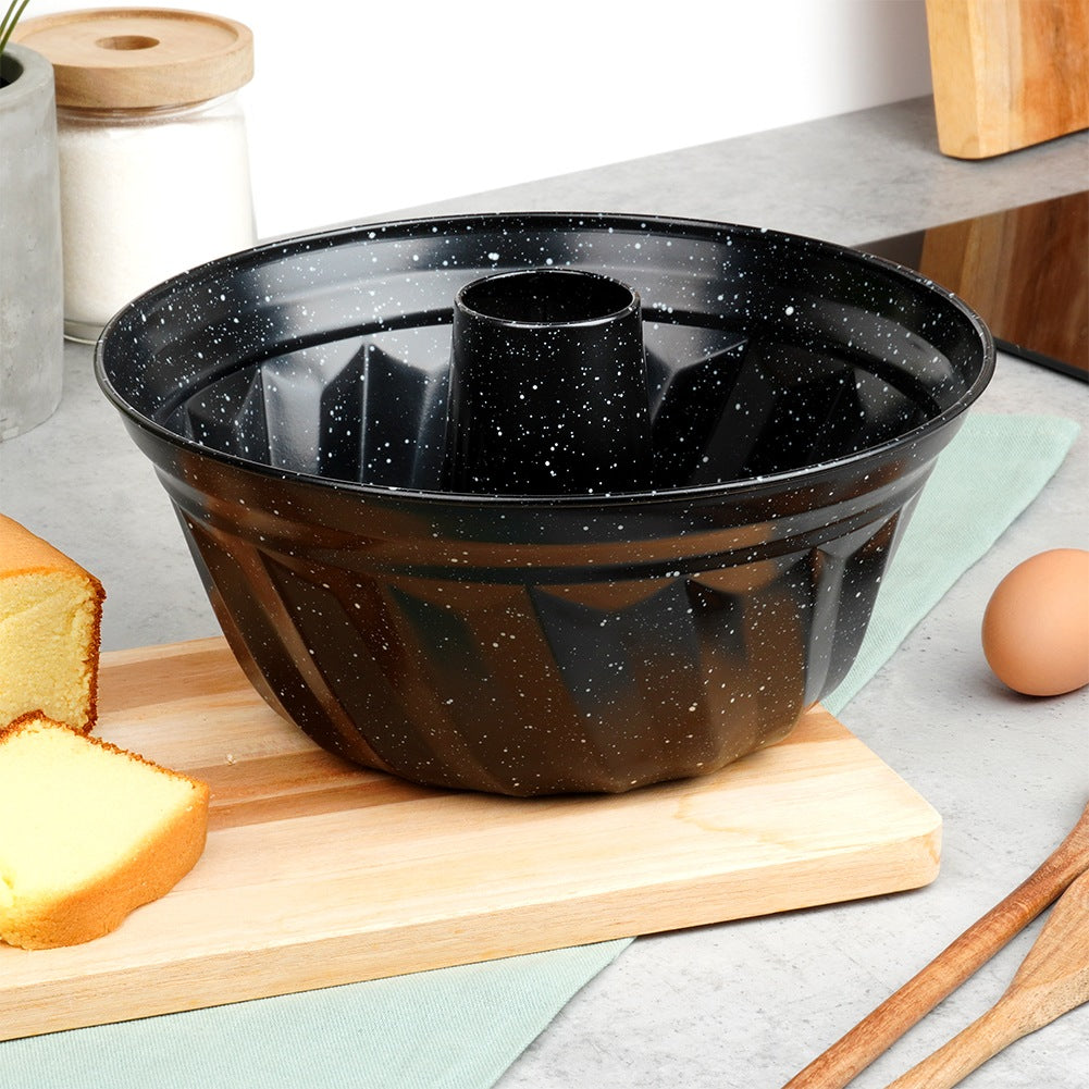 Granite cake tin with chimney 24.5 cm