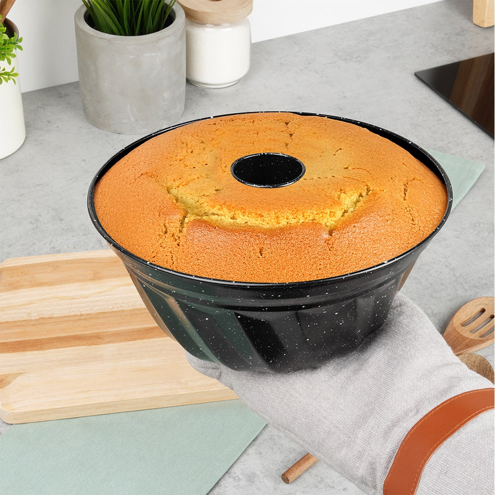 Granite cake tin with chimney 24.5 cm