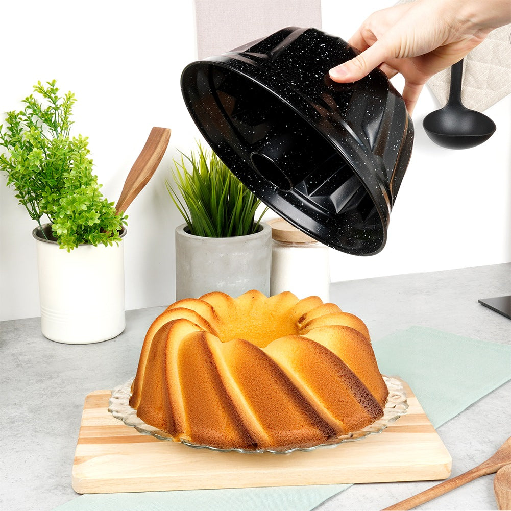 Granite cake tin with chimney 24.5 cm