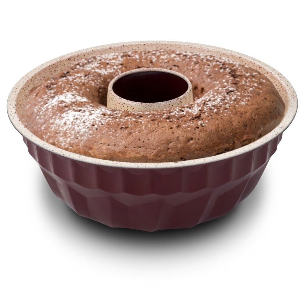 Granite cake tin with chimney TERRESTRIAL 27 cm