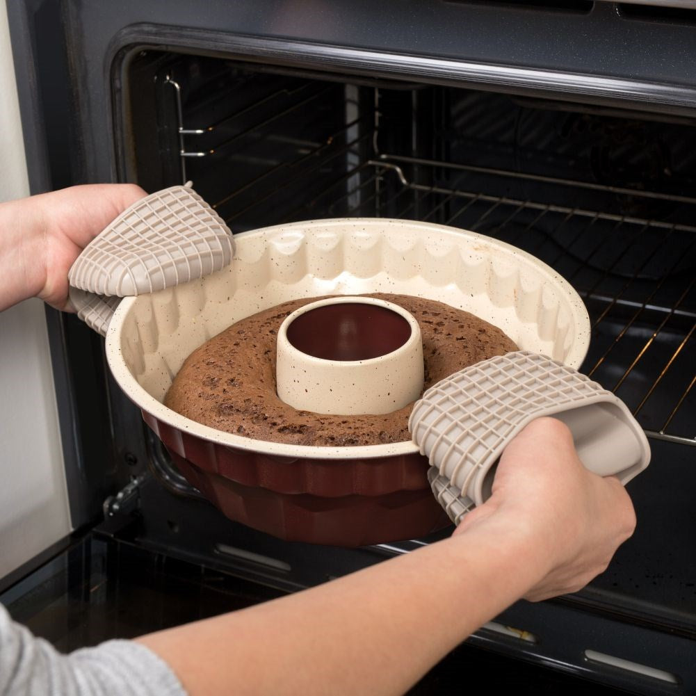 Granite cake tin with chimney TERRESTRIAL 27 cm