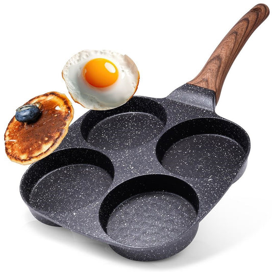 Granite-coated Non-stick Frying pan with 4 Compartments
