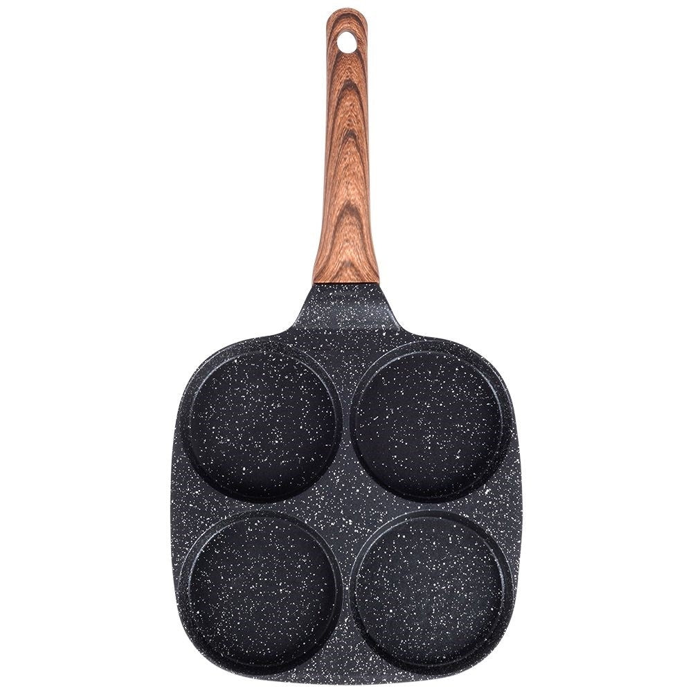 Granite-coated Non-stick Frying pan with 4 Compartments