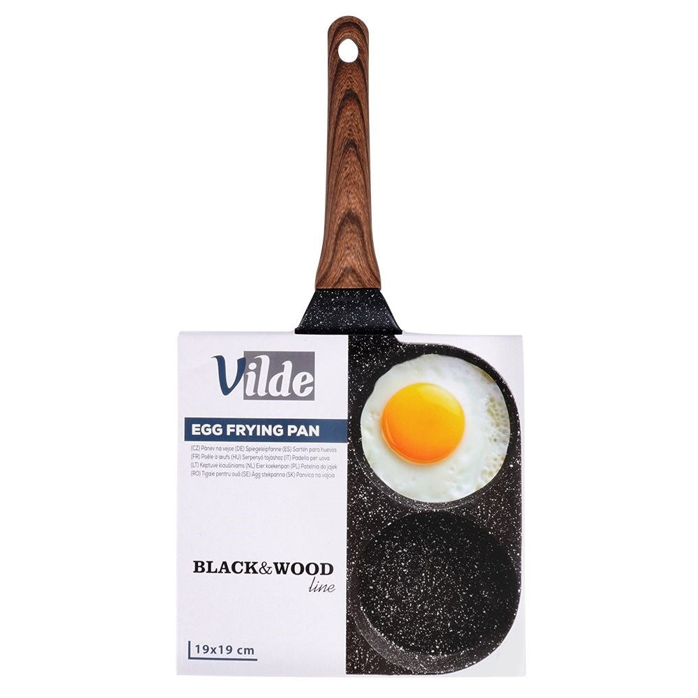 Granite-coated Non-stick Frying pan with 4 Compartments