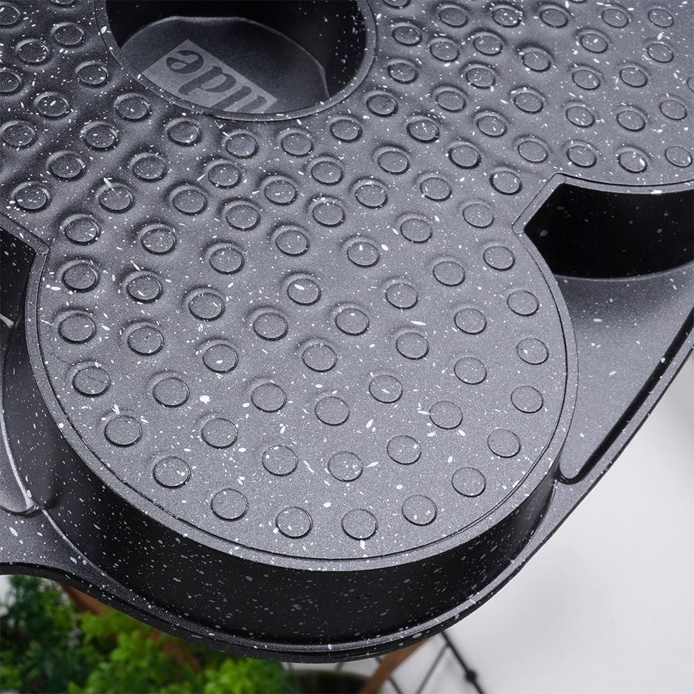 Granite-coated Non-stick Frying pan with 4 Compartments