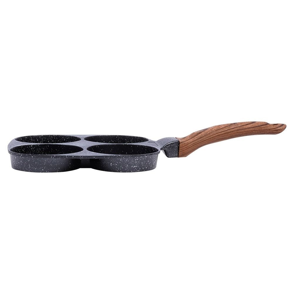 Granite-coated Non-stick Frying pan with 4 Compartments