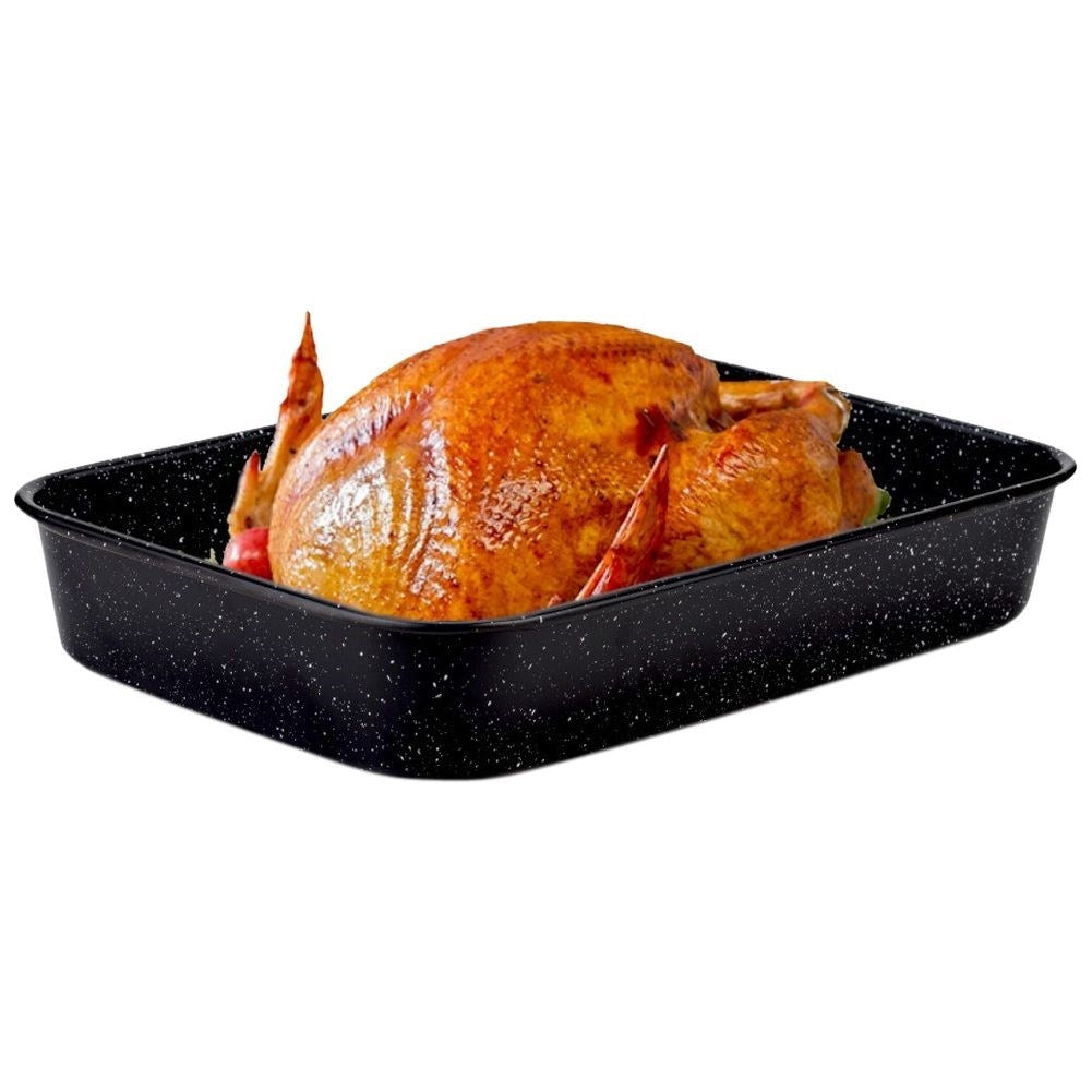 Granite coated baking dish - Non-stick for meat and pastries