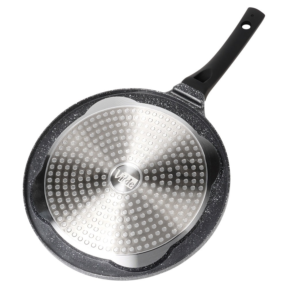 Granite egg pan 4 holes BLACK LINE 26 cm
