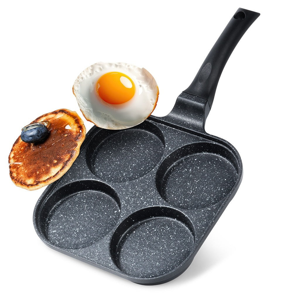 Granite egg pan 4 holes GRANDE 22x22cm