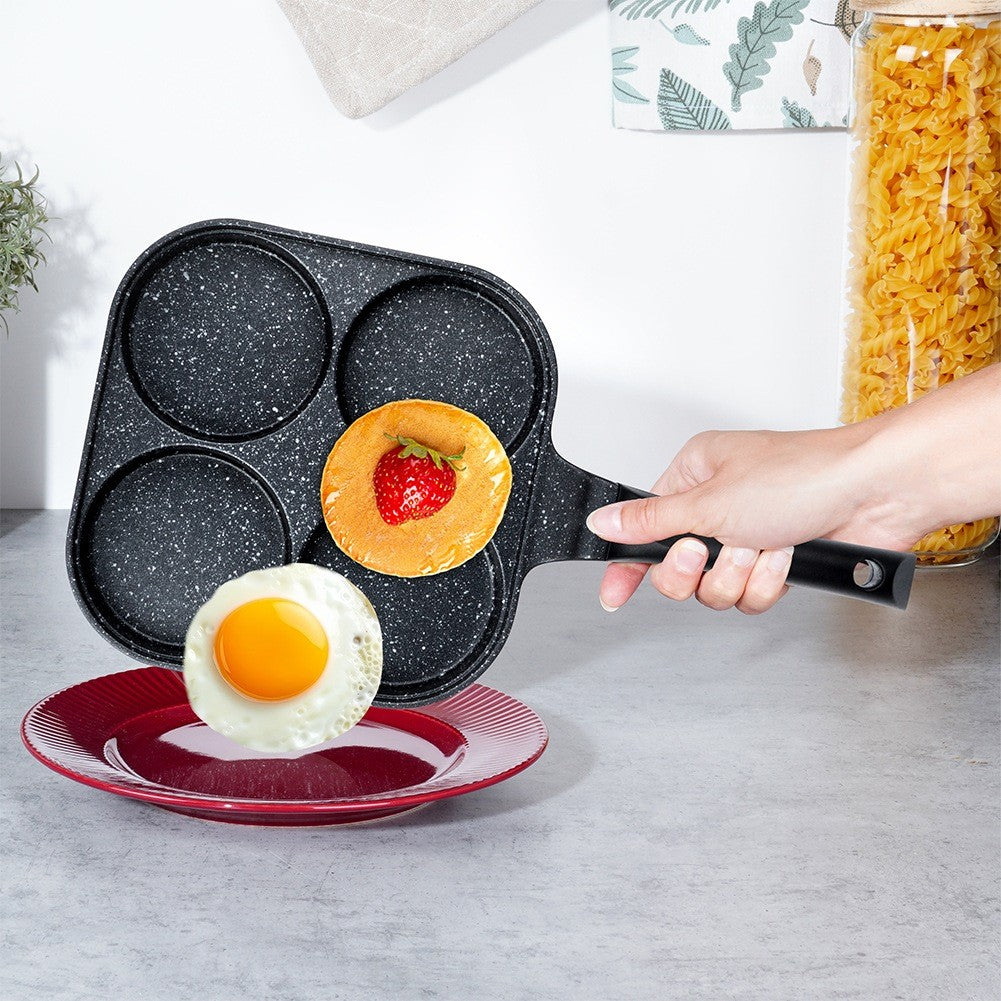 Granite egg pan 4 holes GRANDE 22x22cm