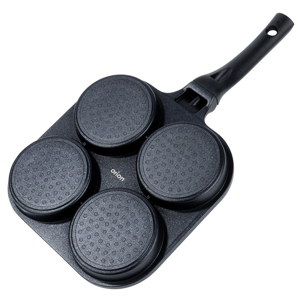 Granite egg pan 4 holes GRANDE 22x22cm