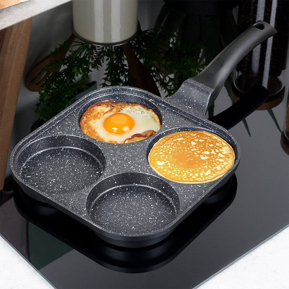 Granite egg pan 4 holes GRANDE 22x22cm