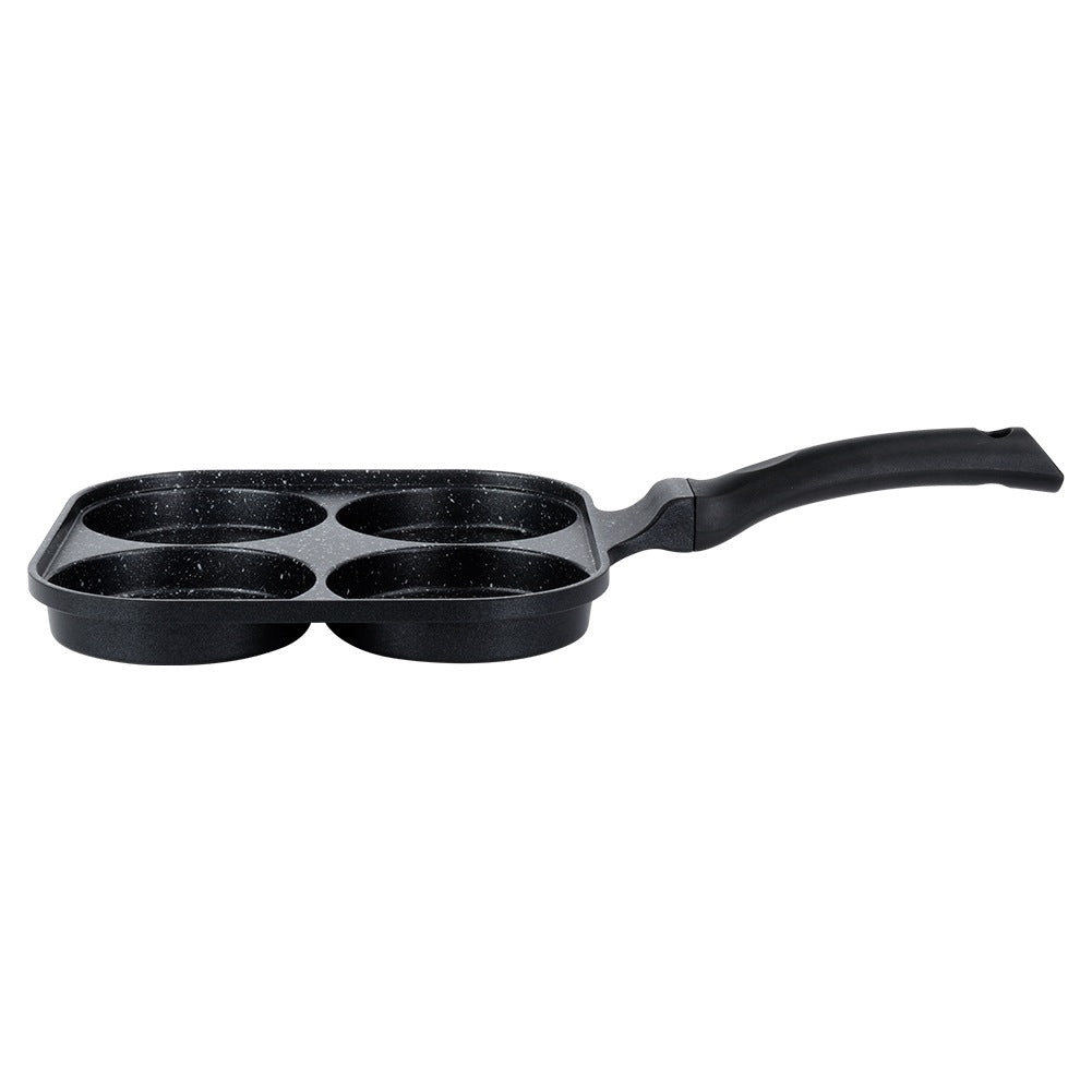 Granite egg pan 4 holes GRANDE 22x22cm