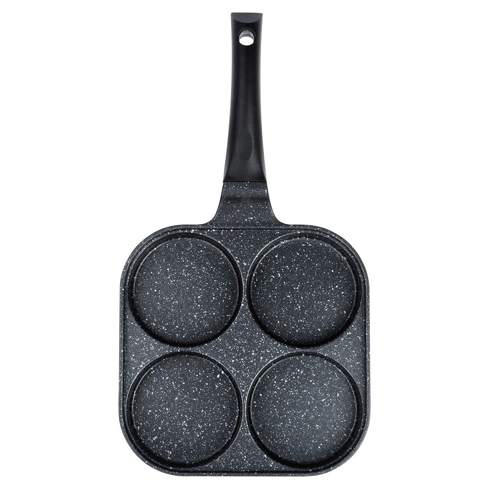 Granite egg pan 4 holes GRANDE 22x22cm