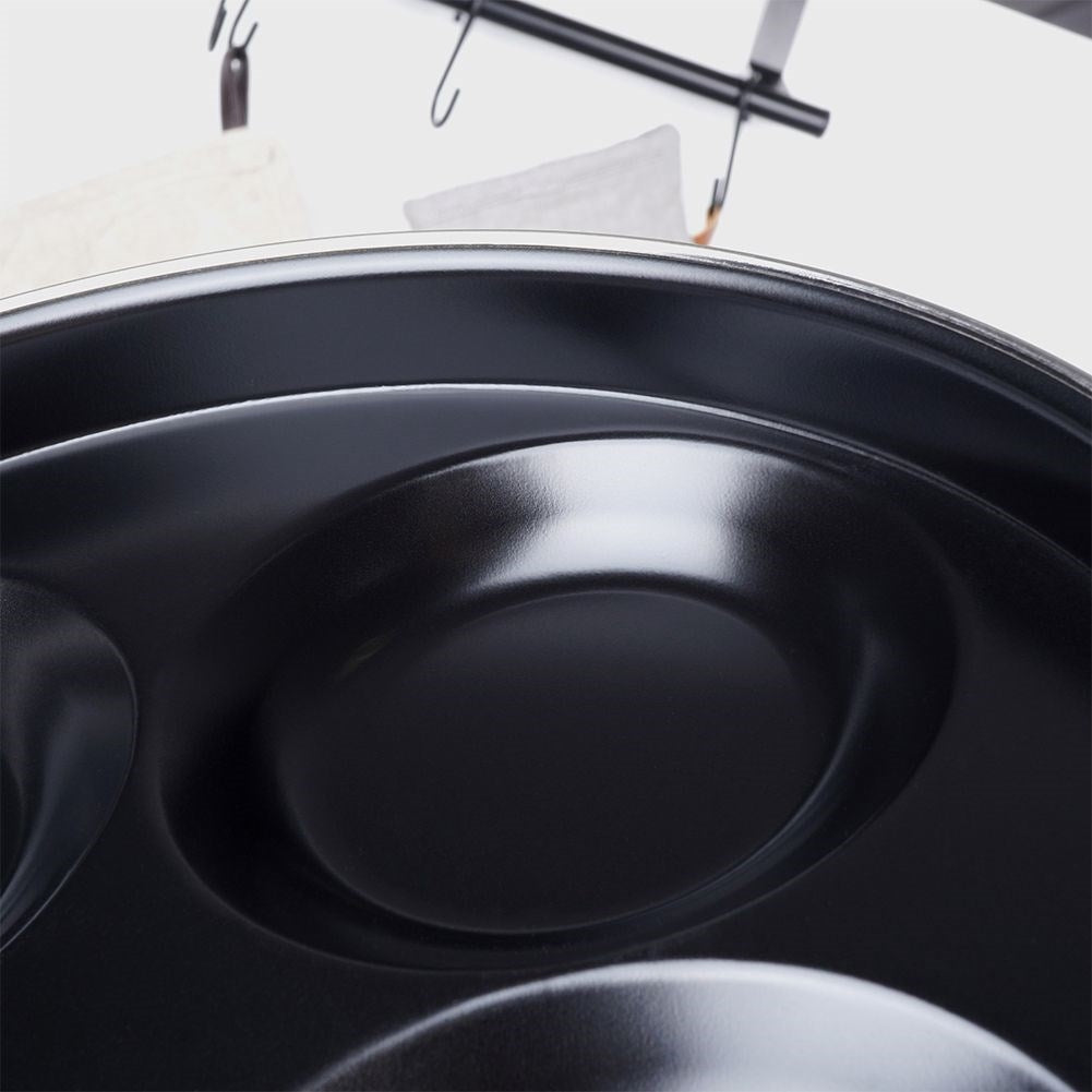 Granite frying pan 25 cm, 4 holes, non-stick