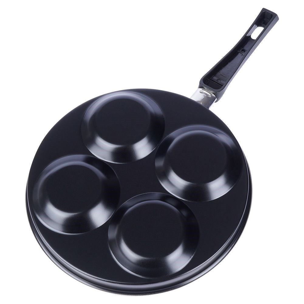Granite frying pan 25 cm, 4 holes, non-stick