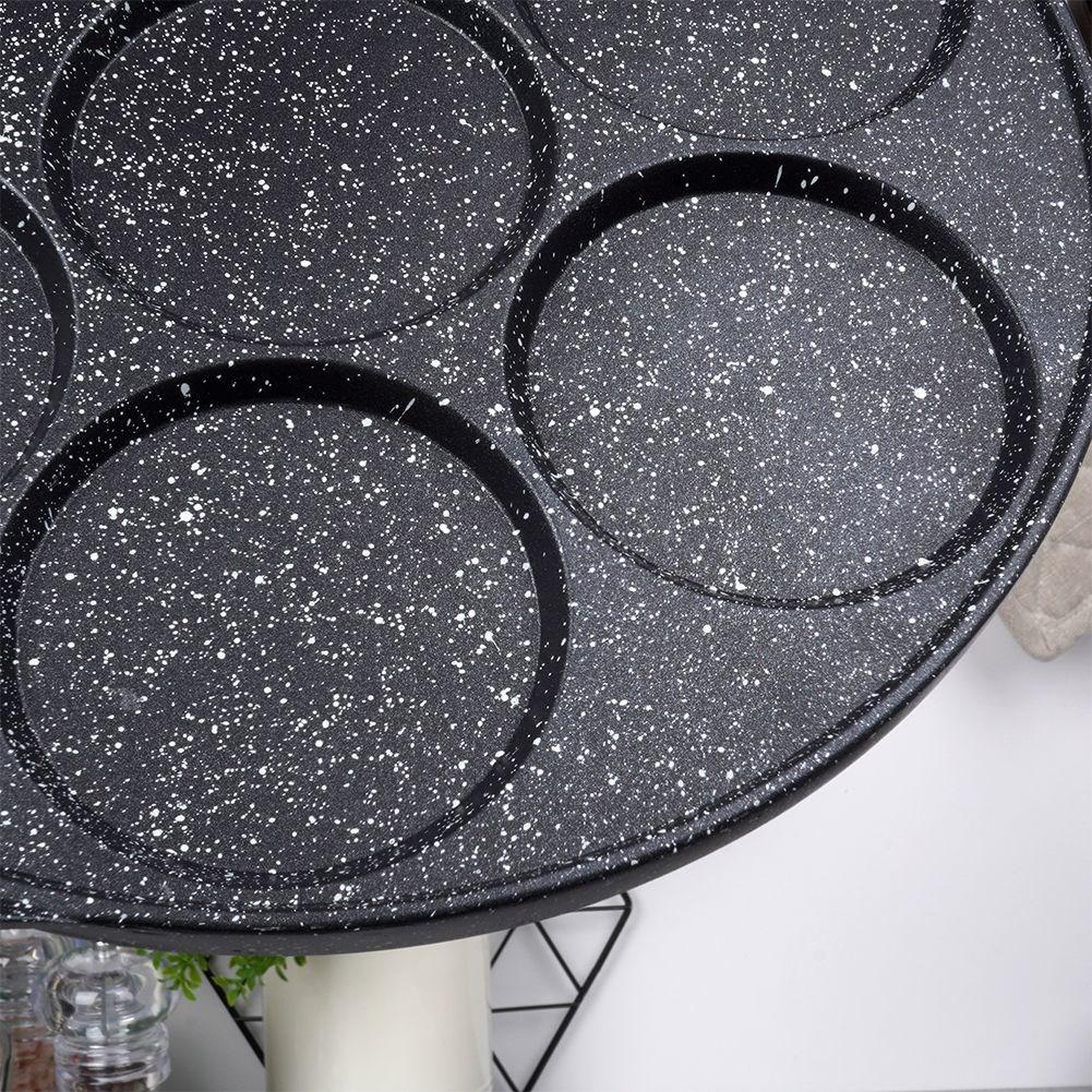 Granite frying pan 26 cm with 7 holes for all stoves