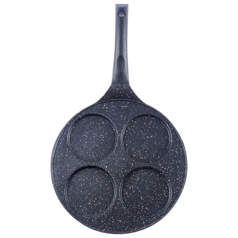 Granite frying pan 27 cm with 4 holes, non-stick, induction