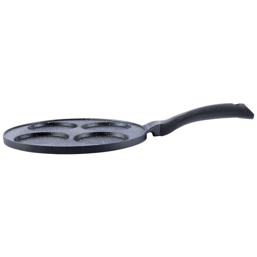 Granite frying pan 27 cm with 4 holes, non-stick, induction