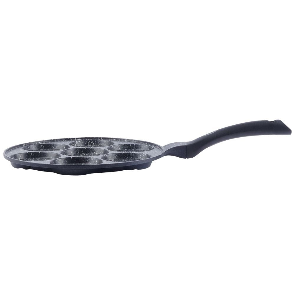 Granite frying pan 27 cm with 7 holes, non-stick, induction
