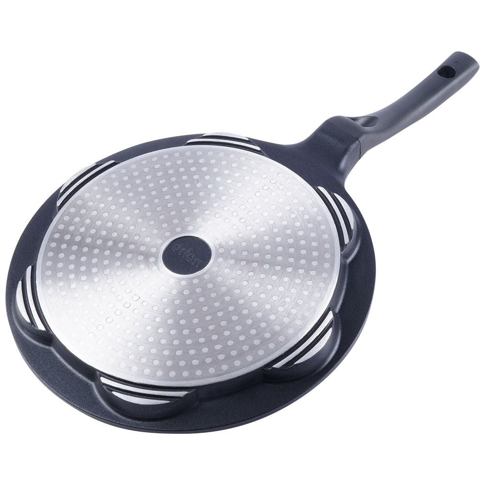 Granite frying pan 27 cm with 7 holes, non-stick, induction
