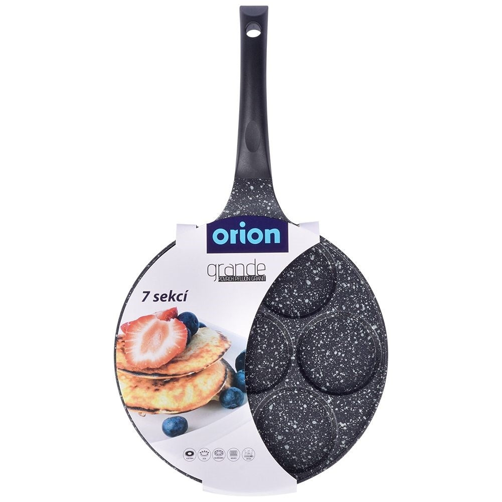 Granite frying pan 27 cm with 7 holes, non-stick, induction