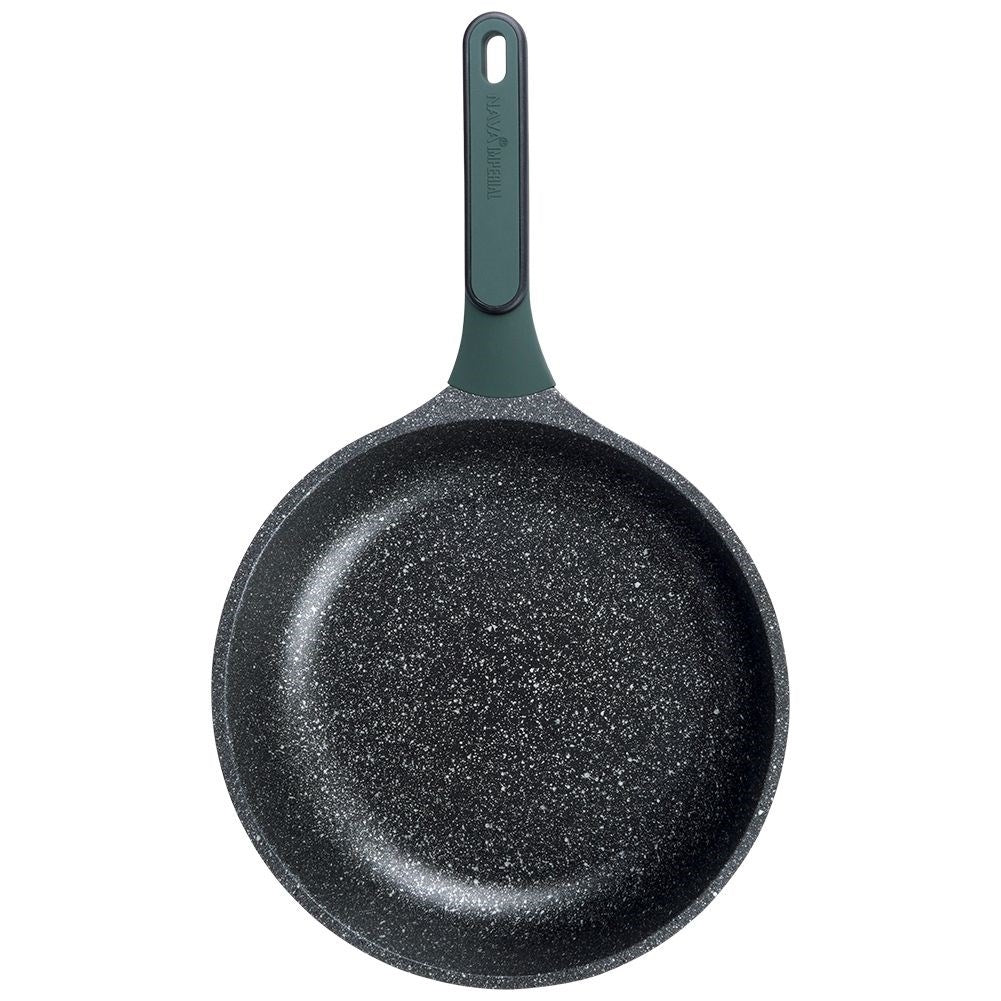 Granite frying pan, five layers, non-stick, stove & dishwasher safe