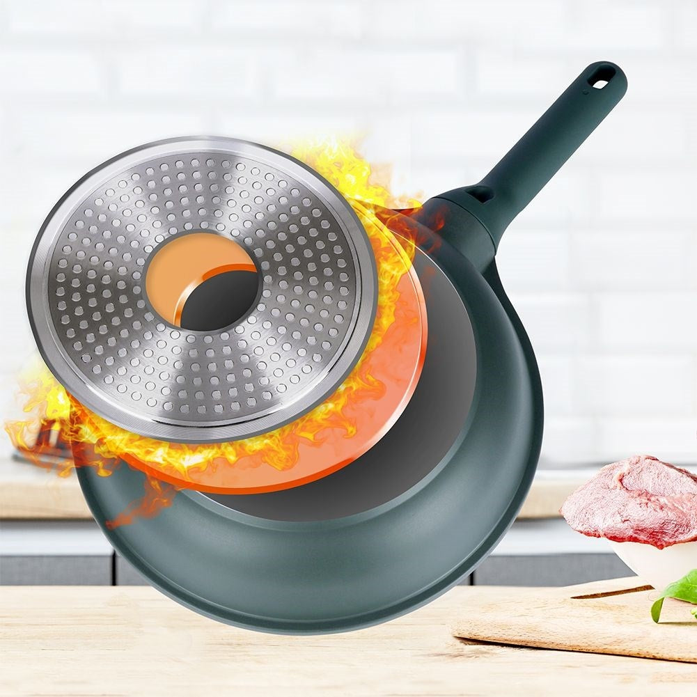 Granite frying pan, five layers, non-stick, stove & dishwasher safe