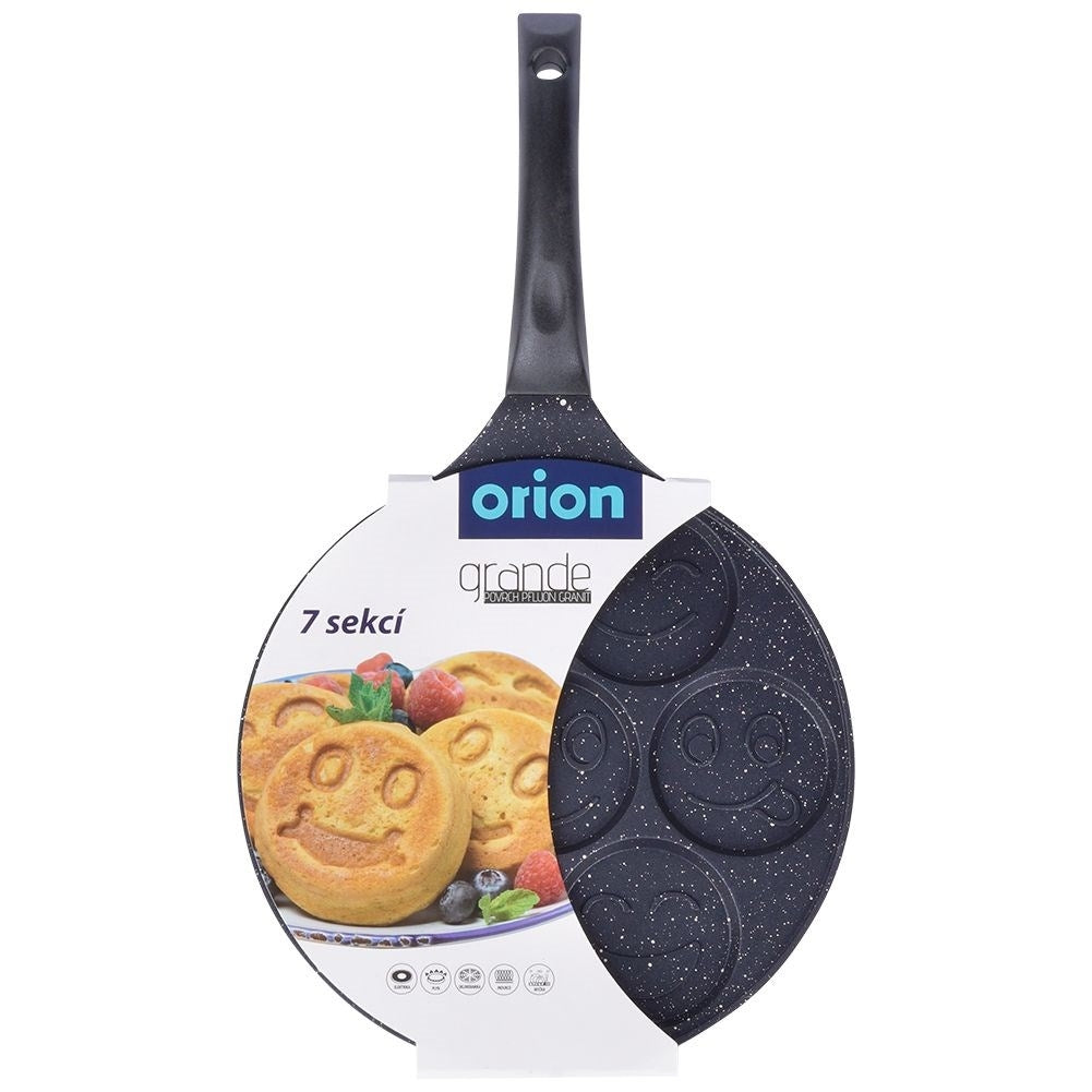 Granite frying pan with 7 Shapes - Pancakes & Eggs Perfect